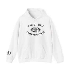 Drive Grit Determination Hoodie — Motivational Logo Pullover