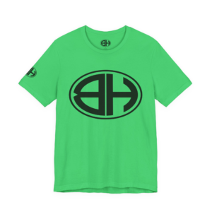 Monogram Oval Logo Jersey Tee — Bold BH Graphic T-Shirt