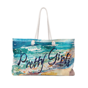 Pretty Girls Weekender Beach Bag