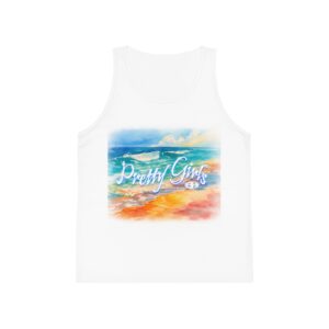 Kids Tank Top - 'Pretty Girls' Beach Watercolor Design